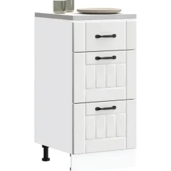 vidaXL Armoire de cuisine Lucca bois d'ingénierie