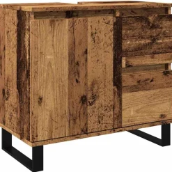 vidaXL Armoire de lavabo de salle de bain 65x33x60 cm