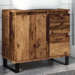 vidaXL Armoire de lavabo de salle de bain 65x33x60 cm