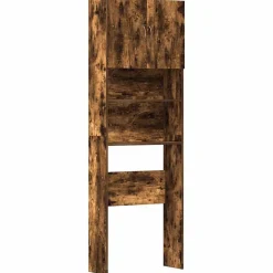 Accessoires Pour Appareils Électroménagers-vidaXL Armoire de machine à laver chêne fumé bois d'ingénierie Ch&ecirc;ne fumé
