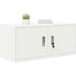 Armoires & Meubles De Rangement-vidaXL Armoire de rangement 90 x 40 x 40 cm Acier Blanc