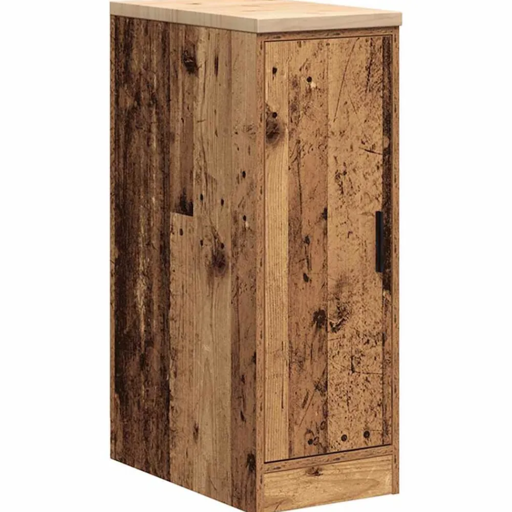 Stockage Industriel-vidaXL Armoire de rangement de garage 30x51x85 cm bois pin Vieux bois