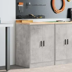 vidaXL Armoire de rangement de garage 60x51x85 cm bois pin