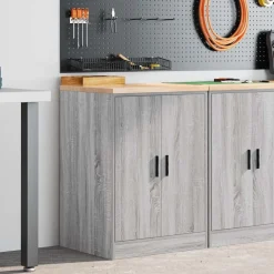 vidaXL Armoire de rangement de garage 60x51x85 cm bois pin