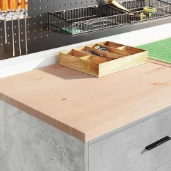 vidaXL Armoire de rangement de garage 60x51x85 cm bois pin