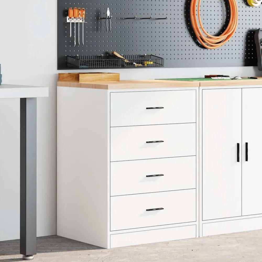 vidaXL Armoire de rangement de garage 60x51x85 cm bois de pin