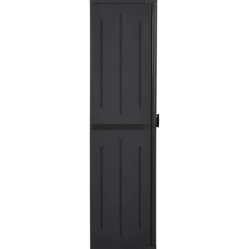 vidaXL Armoire de rangement de jardin 65x45x172 cm PP Rotin