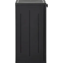 Armoires & Meubles De Rangement-vidaXL Armoire de rangement de jardin 65x45x88 cm PP Rotin Noir