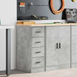 vidaXL Armoire de rangement de garage 30x51x85 cm bois pin