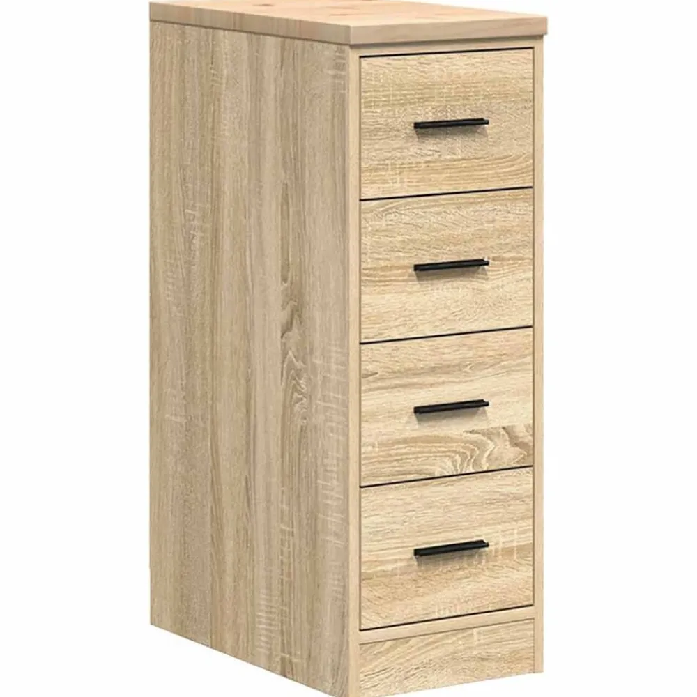 Stockage Industriel-vidaXL Armoire de rangement de garage chêne sonoma 30x51x85cm bois pin Chêne sonoma