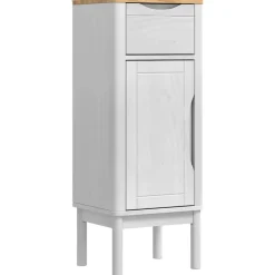 vidaXL Armoire de salle de bain avec porte FLORO 35 x 30 x 90 cm