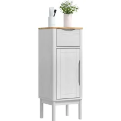 vidaXL Armoire de salle de bain avec porte FLORO 35 x 30 x 90 cm