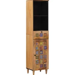 vidaXL Armoire de salle de bain avec tiroir 38 x 33 x 160 cm