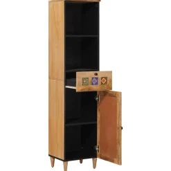 vidaXL Armoire de salle de bain avec tiroir 38 x 33 x 160 cm