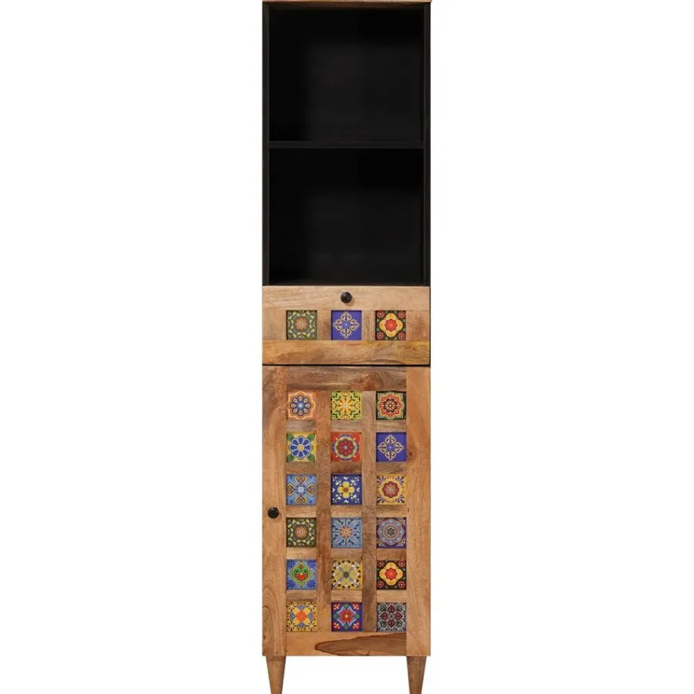 vidaXL Armoire de salle de bain avec tiroir 38 x 33 x 160 cm