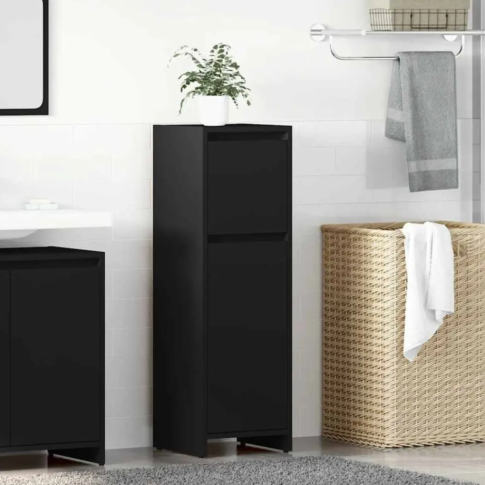 vidaXL Armoire de salle de bain 30x30x95 cm Bois d'ingénierie