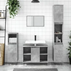 vidaXL Armoire de salle de bain 30x30x100 cm