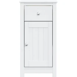 Ensembles De Meubles-vidaXL Armoire de salle de bain BERG 40x34x80 cm pin massif Blanc