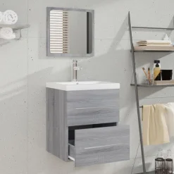 vidaXL Armoire de salle de bain avec miroir 41x38,5x48 cm