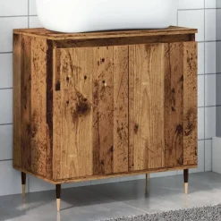 Ensembles De Meubles-vidaXL Armoire de salle de bain 58x33x60 cm bois ingénierie Vieux bois