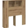 vidaXL Armoire de tête de lit chêne artisanal 100x18,5x102,5 cm