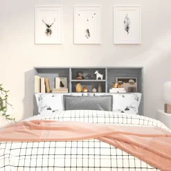 vidaXL Armoire de tête de lit 120x19x103,5 cm