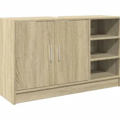 Ensembles De Meubles-vidaXL Armoire d'évier chêne sonoma 90x29x55 cm bois d'ingénierie Ch&ecirc;ne sonoma