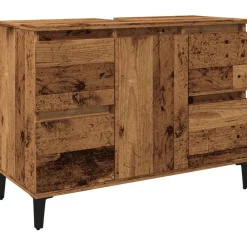 vidaXL Armoire d'évier 80x33x60 cm bois d'ingénierie