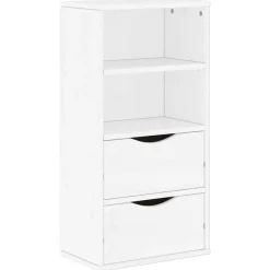 vidaXL Armoire latérale tiroirs ODDA 40x24x79 cm bois massif pin