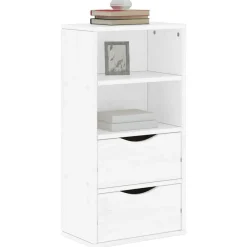 vidaXL Armoire latérale tiroirs ODDA 40x24x79 cm bois massif pin