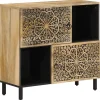 Armoires & Meubles De Rangement-vidaXL Armoire latérale 80x33x75 cm bois massif de manguier