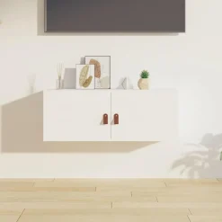vidaXL Armoire murale 80x30x30 cm Bois de pin massif