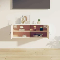 vidaXL Armoire murale 80x30x30 cm Bois de pin massif