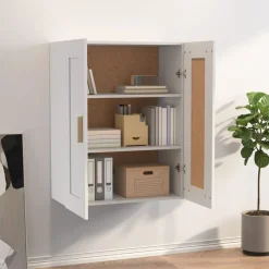 vidaXL Armoire murale 69,5x32,5x90 cm bois d'ingénierie