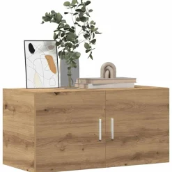 vidaXL Armoire murale chêne artisanal 80x39x40 cm bois d'ingénierie