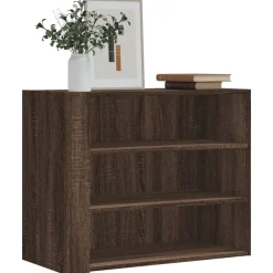 Étagères-vidaXL Armoire murale chêne marron 75x35x60 cm bois d'ingénierie Ch&ecirc;ne marron