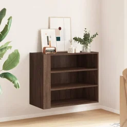 Étagères-vidaXL Armoire murale chêne marron 75x35x60 cm bois d'ingénierie Ch&ecirc;ne marron
