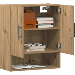 Armoires & Meubles De Rangement-vidaXL Armoire murale chêne artisanal 60x31x70 cm bois d'ingénierie ch&ecirc;ne artisanal