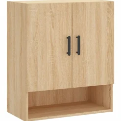 Armoires & Meubles De Rangement-vidaXL Armoire murale chêne sonoma 60x31x70 cm bois d'ingénierie Ch&ecirc;ne sonoma