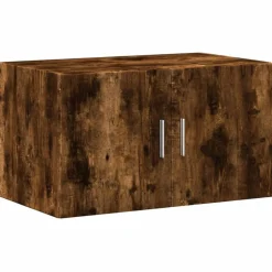 vidaXL Armoire murale chêne fumé 70x42,5x40 cm bois d'ingénierie