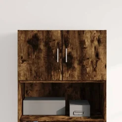 vidaXL Armoire murale chêne fumé 70x42,5x40 cm bois d'ingénierie