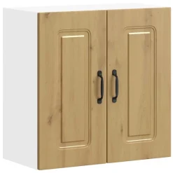 Armoires & Meubles De Rangement-vidaXL Armoire murale cuisine Kalmar chêne artisanal bois d'ingénierie ch&ecirc;ne artisanal