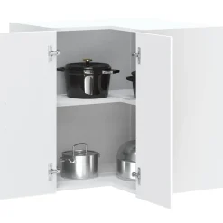 vidaXL Armoire murale d'angle de cuisine Kalmar bois ingénierie