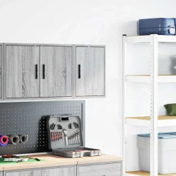 vidaXL Armoire murale de garage bois d'ingénierie