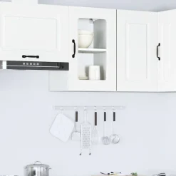 vidaXL Armoire murale de cuisine avec porte en verre Kalmar