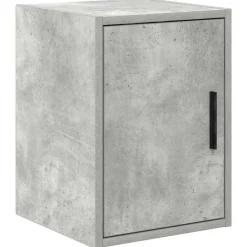 Stockage Industriel-vidaXL Armoire murale de garage bois d'ingénierie Gris béton