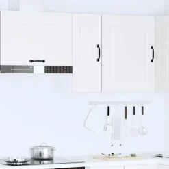 Armoires & Meubles De Rangement-vidaXL Armoire murale de cuisine Kalmar bois d'ingénierie Blanc