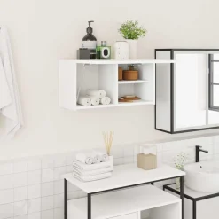vidaXL Armoire murale de bain 60x25x30 cm bois d'ingénierie