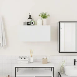 vidaXL Armoire murale de bain 60x25x30 cm bois d'ingénierie