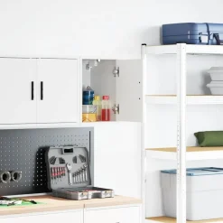 Stockage Industriel-vidaXL Armoire murale de garage bois d'ingénierie Blanc